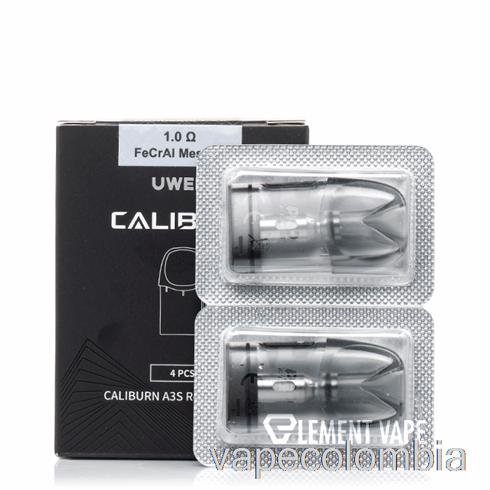 Vape Kit Completo Uwell Caliburn A3s Cápsulas De Repuesto Cápsulas De 1.0ohm
